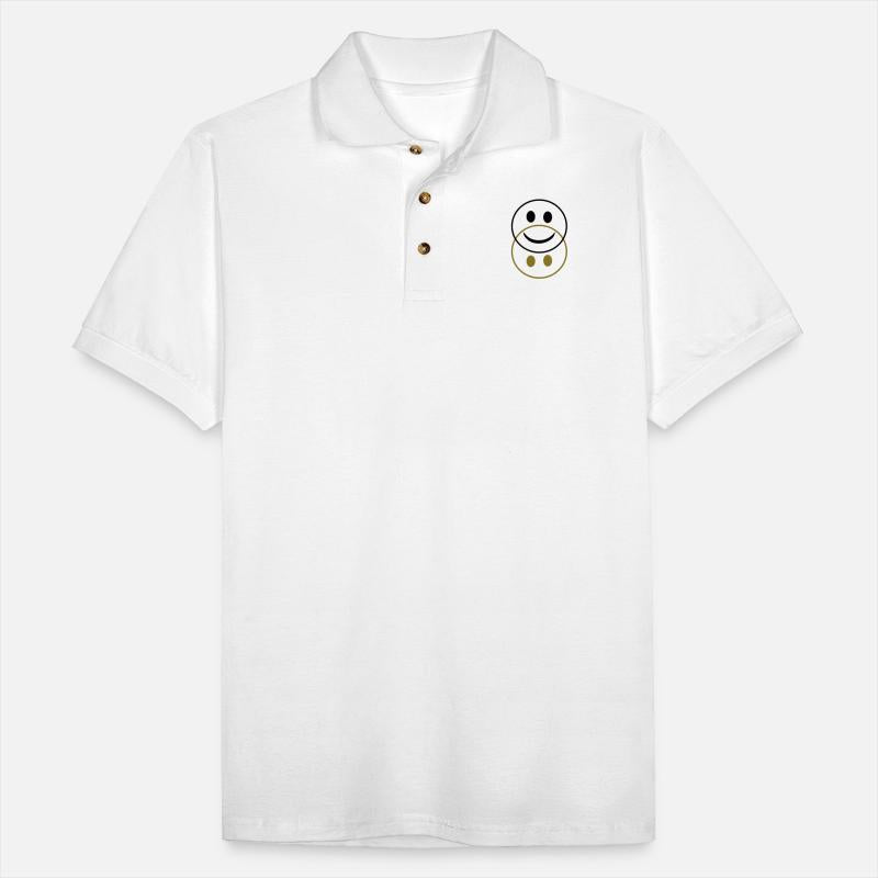 Happy and sad smiley