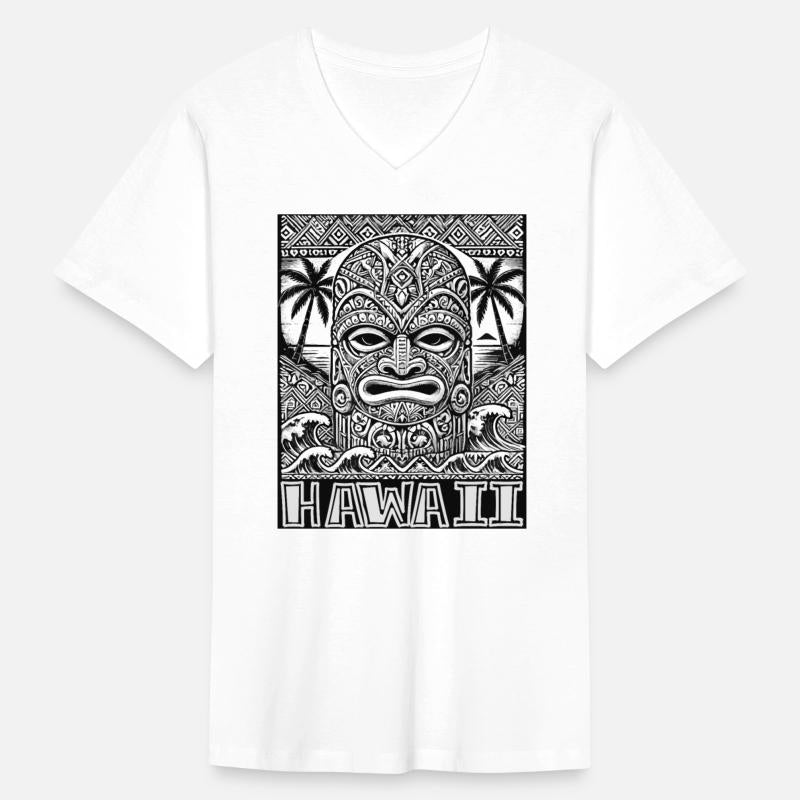 Hawaiian Tiki Mask Tribal Art Island Tribal Vibes