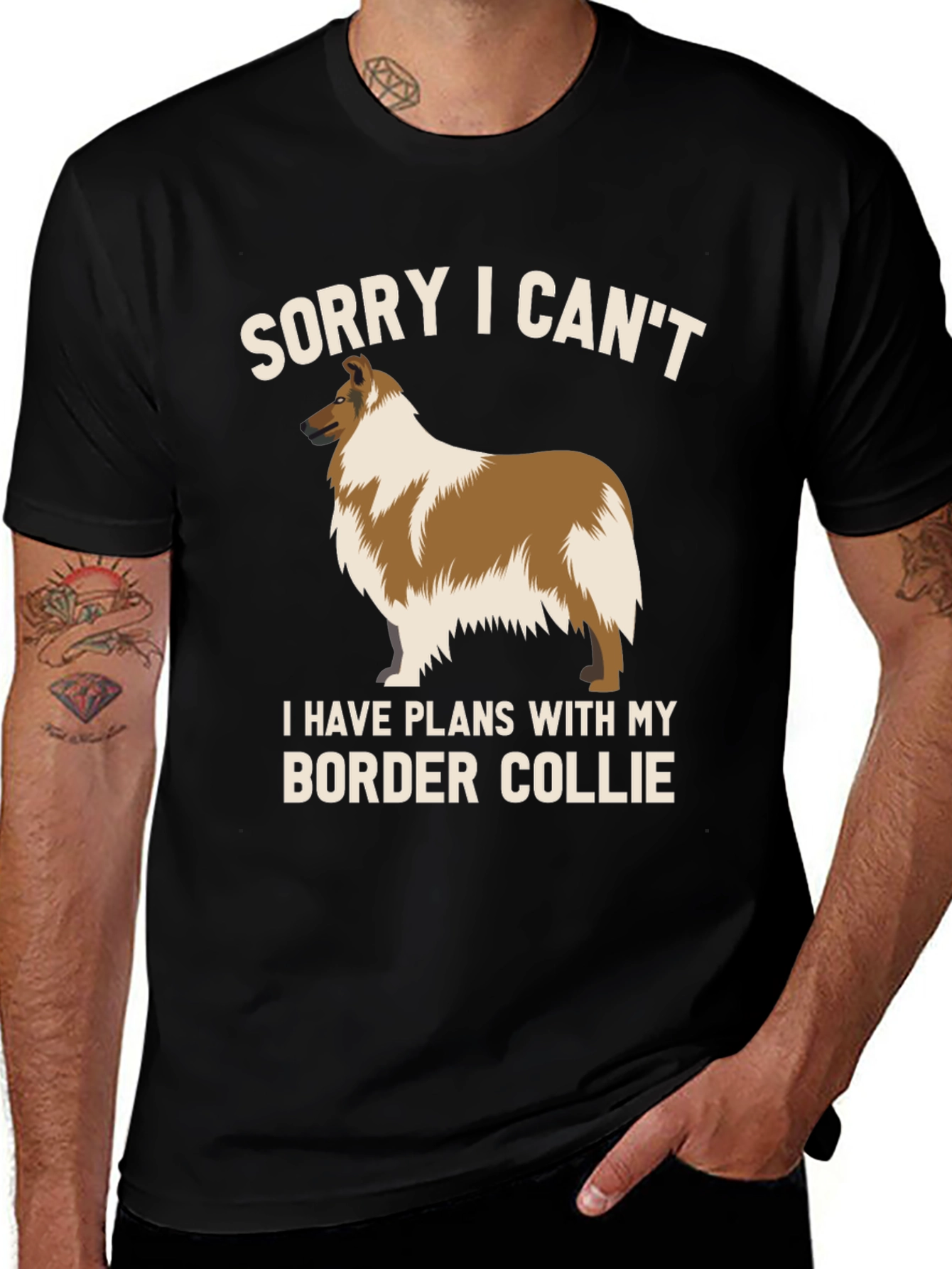 Sorry I Cant Border Collie T-Shirt