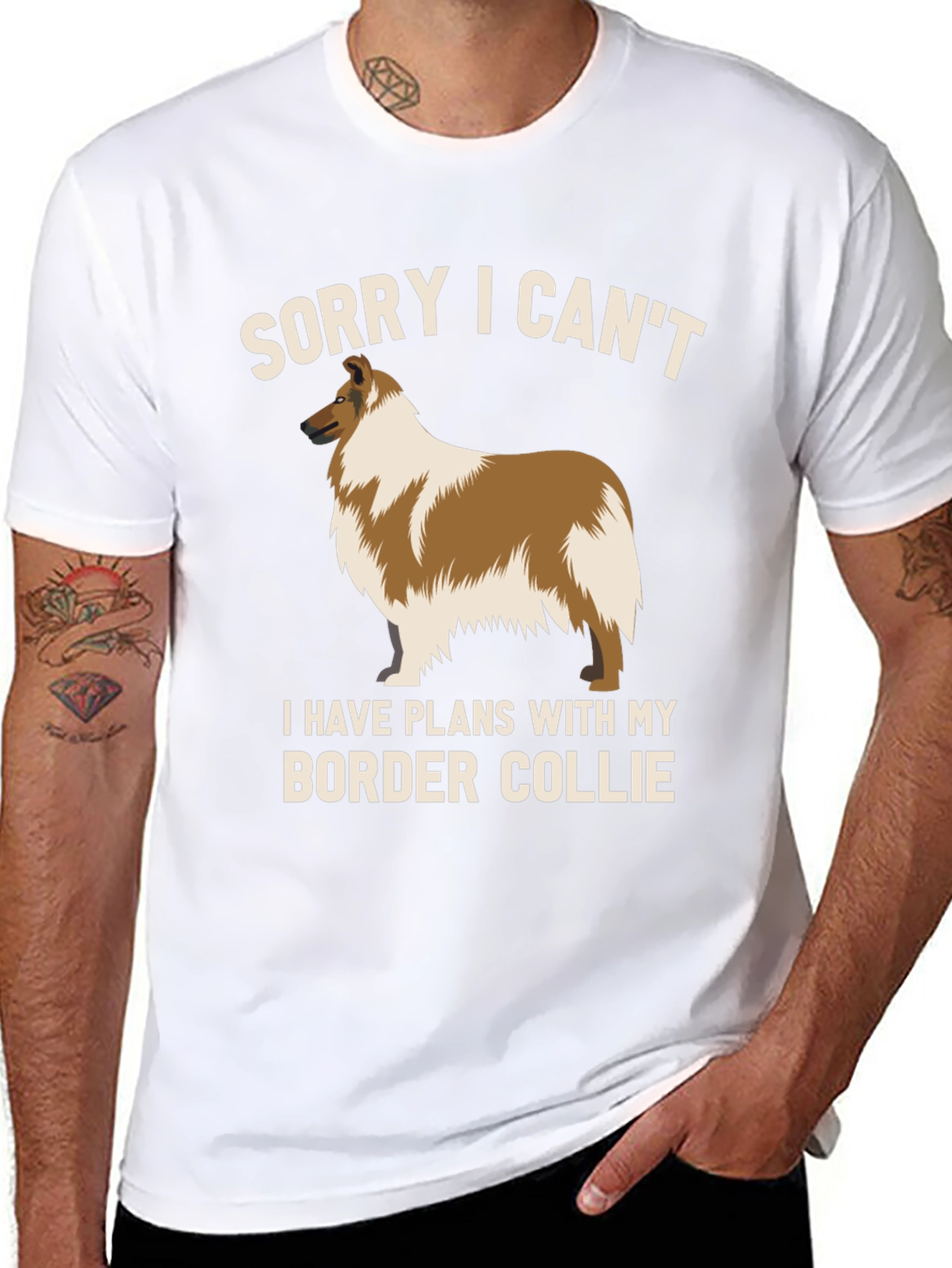 Sorry I Cant Border Collie T-Shirt