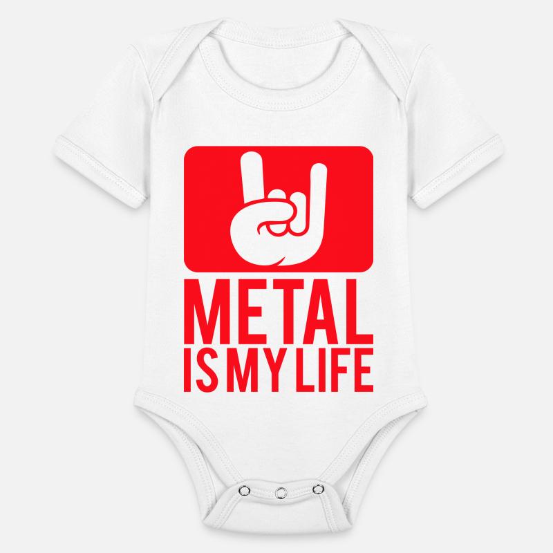 Heavy Metal Is My Life Hard Rock Music Text Quote