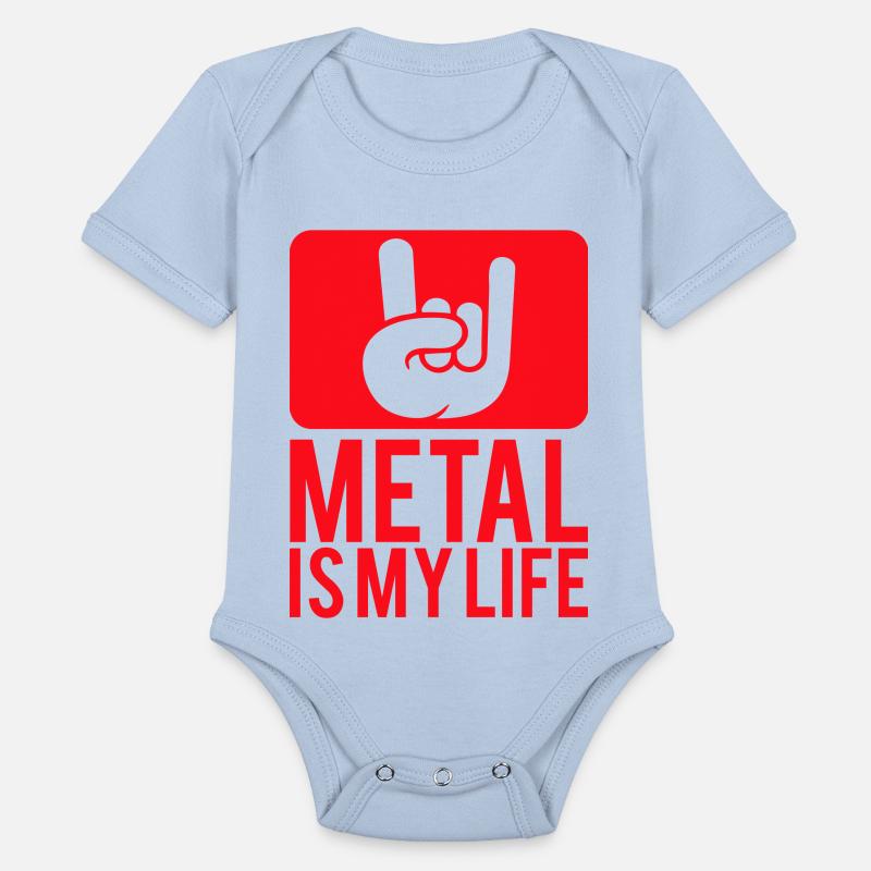 Heavy Metal Is My Life Hard Rock Music Text Quote