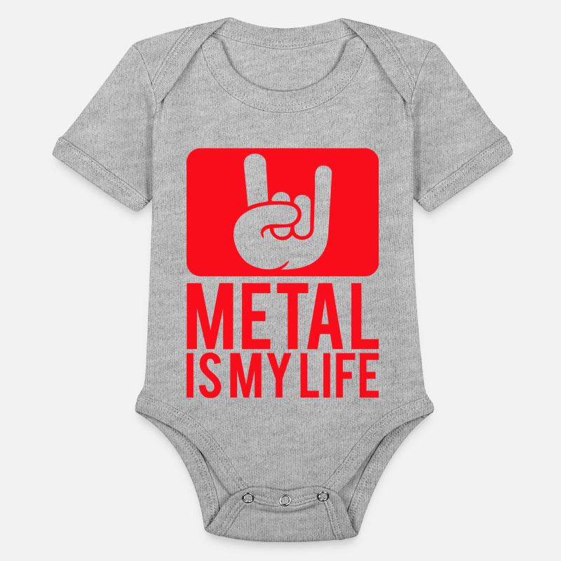 Heavy Metal Is My Life Hard Rock Music Text Quote