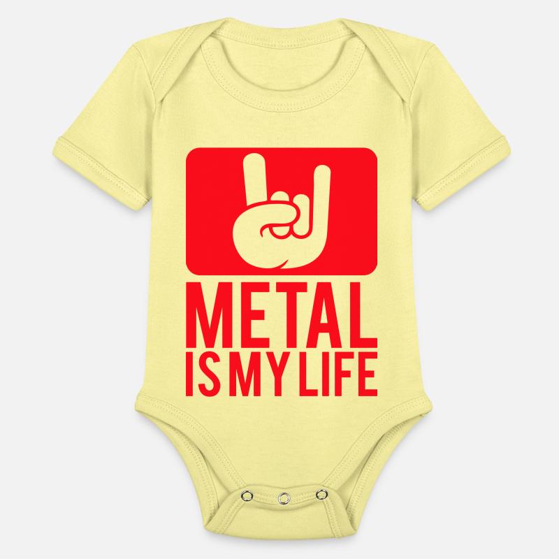 Heavy Metal Is My Life Hard Rock Music Text Quote