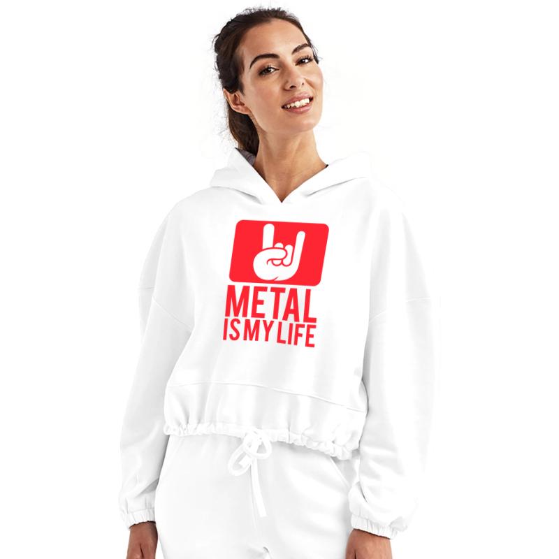 Heavy Metal Is My Life Hard Rock Music Text Quote