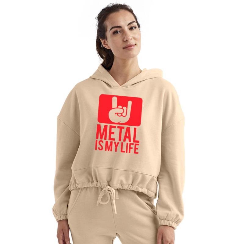 Heavy Metal Is My Life Hard Rock Music Text Quote