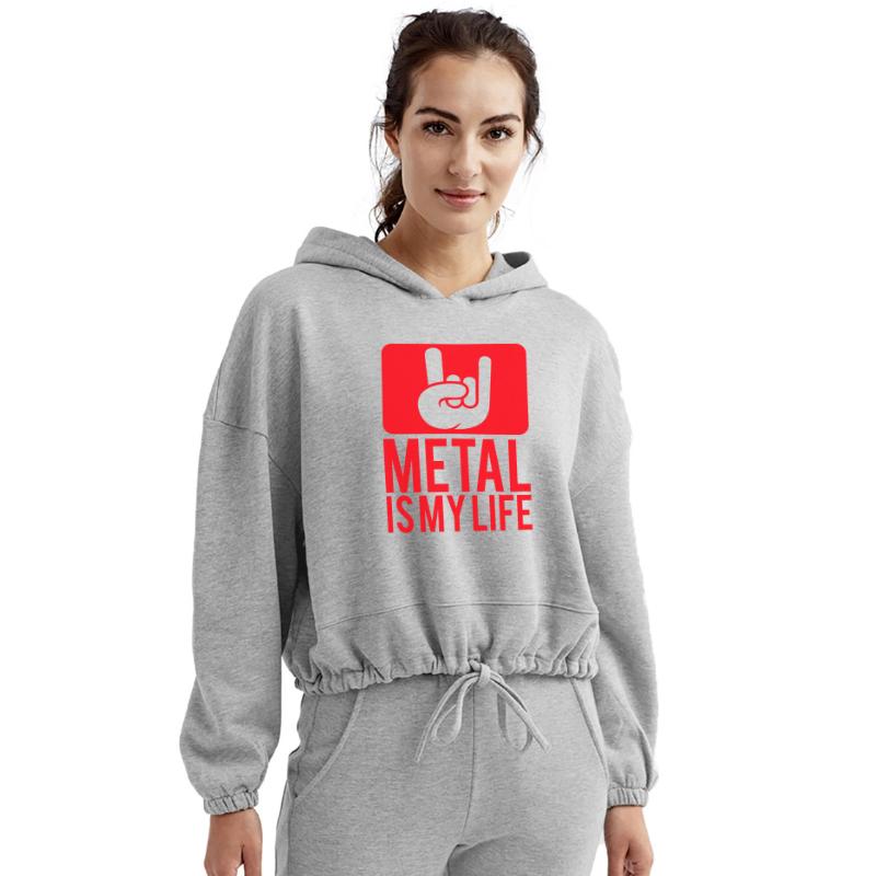 Heavy Metal Is My Life Hard Rock Music Text Quote