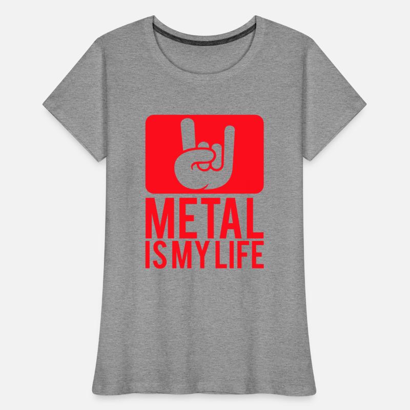 Heavy Metal Is My Life Hard Rock Music Text Quote