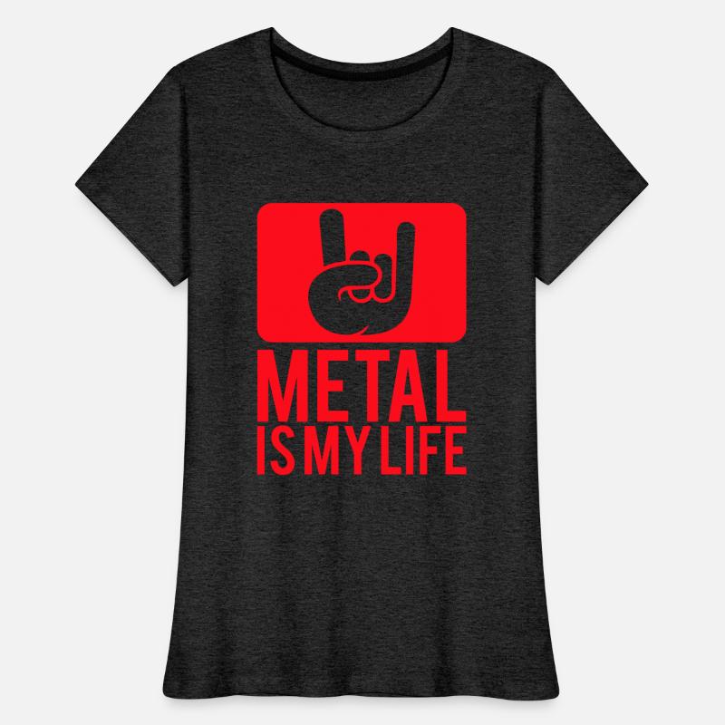 Heavy Metal Is My Life Hard Rock Music Text Quote
