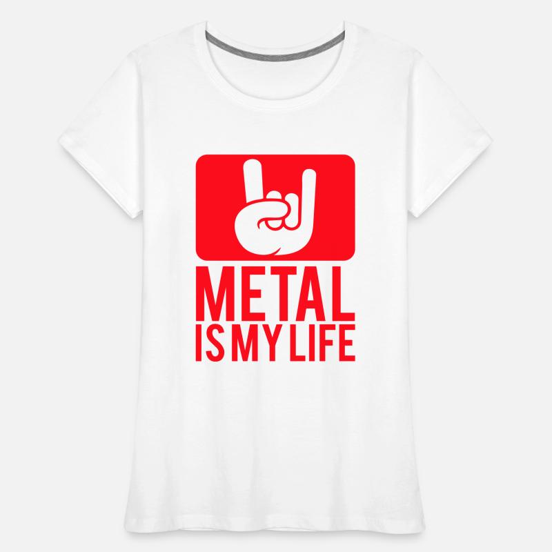 Heavy Metal Is My Life Hard Rock Music Text Quote
