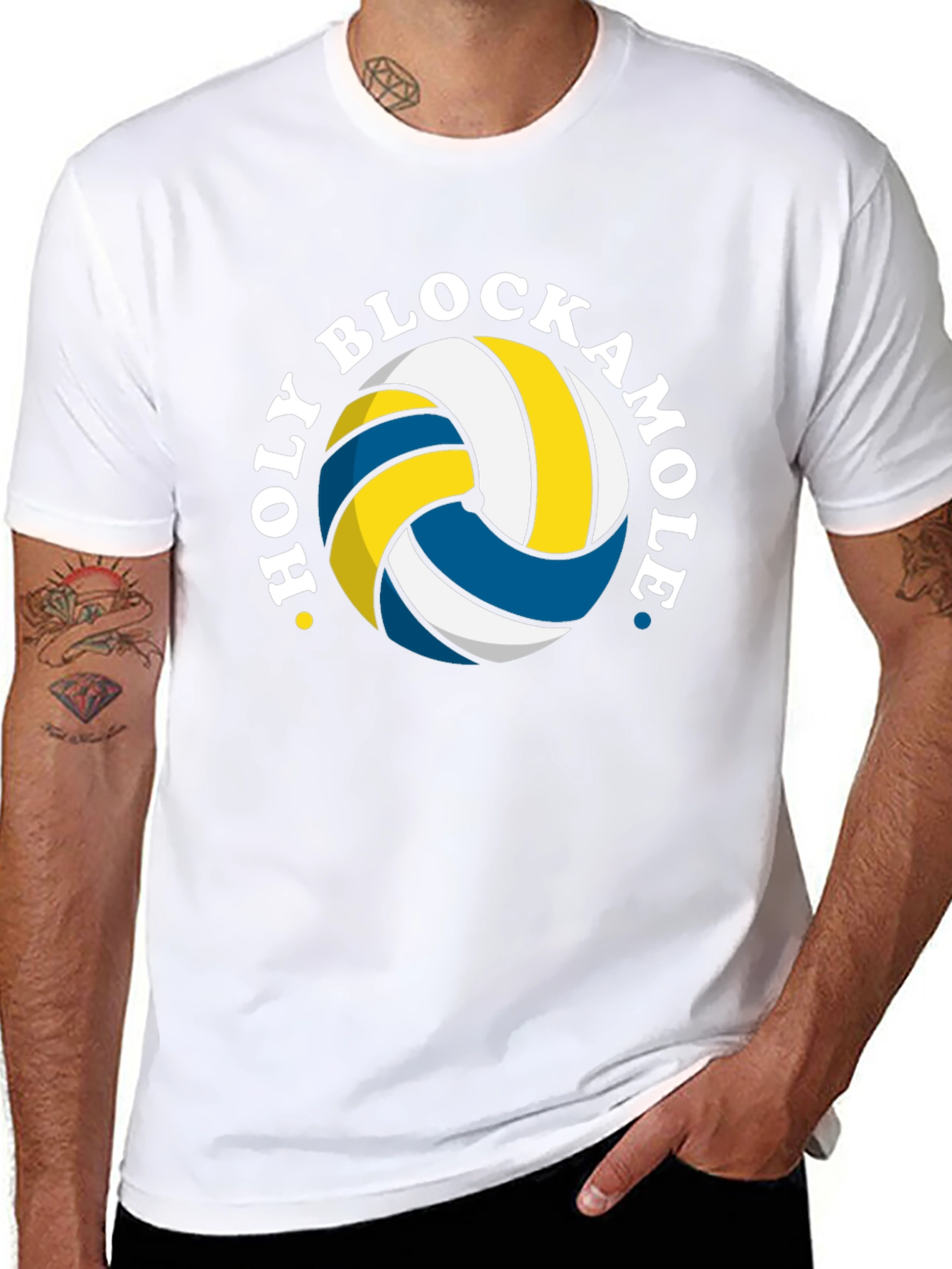 Holy Blockamole Volleyball T-Shirt