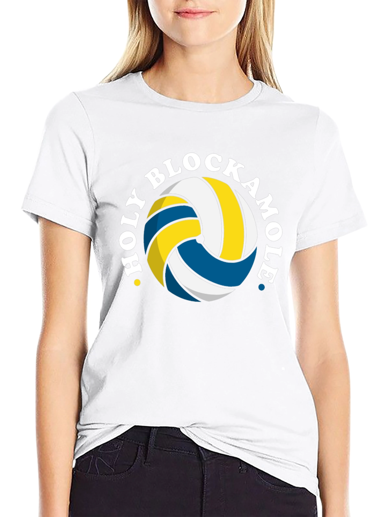 Holy Blockamole Volleyball T-Shirt