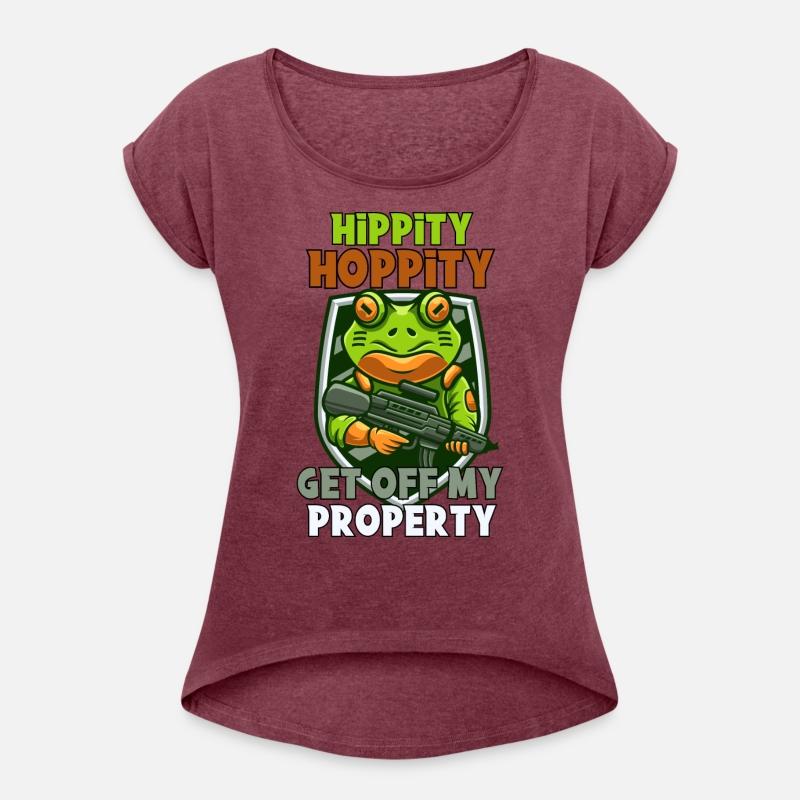 Hippity Hoppity Get Off My Property graphic - Frog