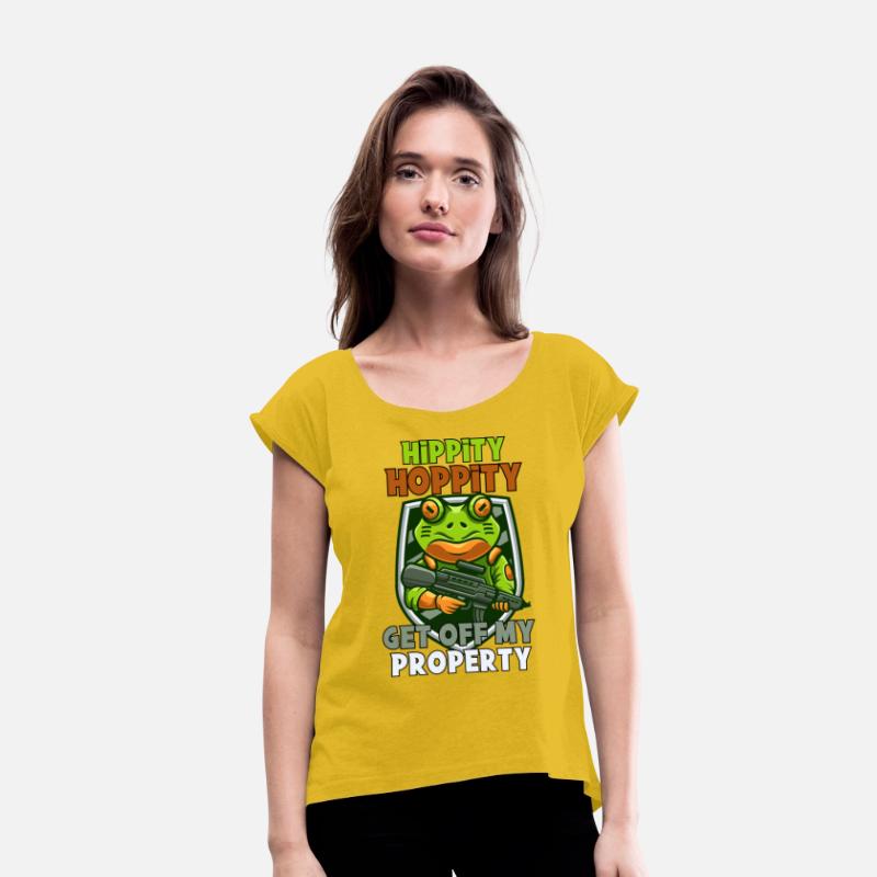 Hippity Hoppity Get Off My Property graphic - Frog