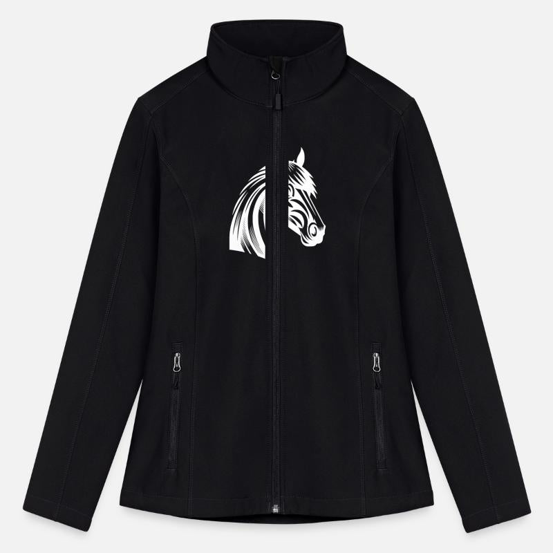 Horse Head Tattoo Style Portrait