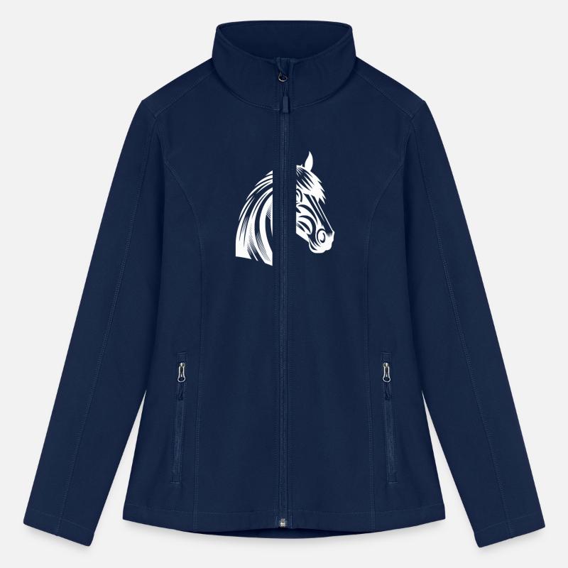 Horse Head Tattoo Style Portrait