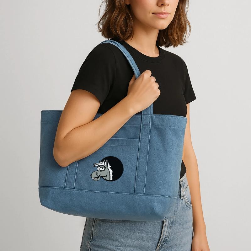 Horse Laughs Funny Hole Witty Grimace Cartoon Fun