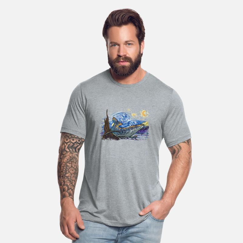 Humpback Whale Van Gogh Design for Whale Watching
