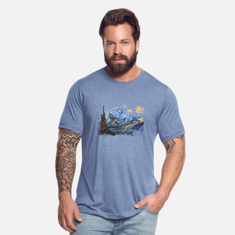 Humpback Whale Van Gogh Design for Whale Watching