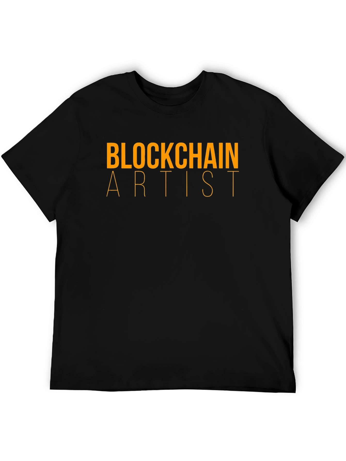 Blockchain Artist Graphic T-Shirt - Black