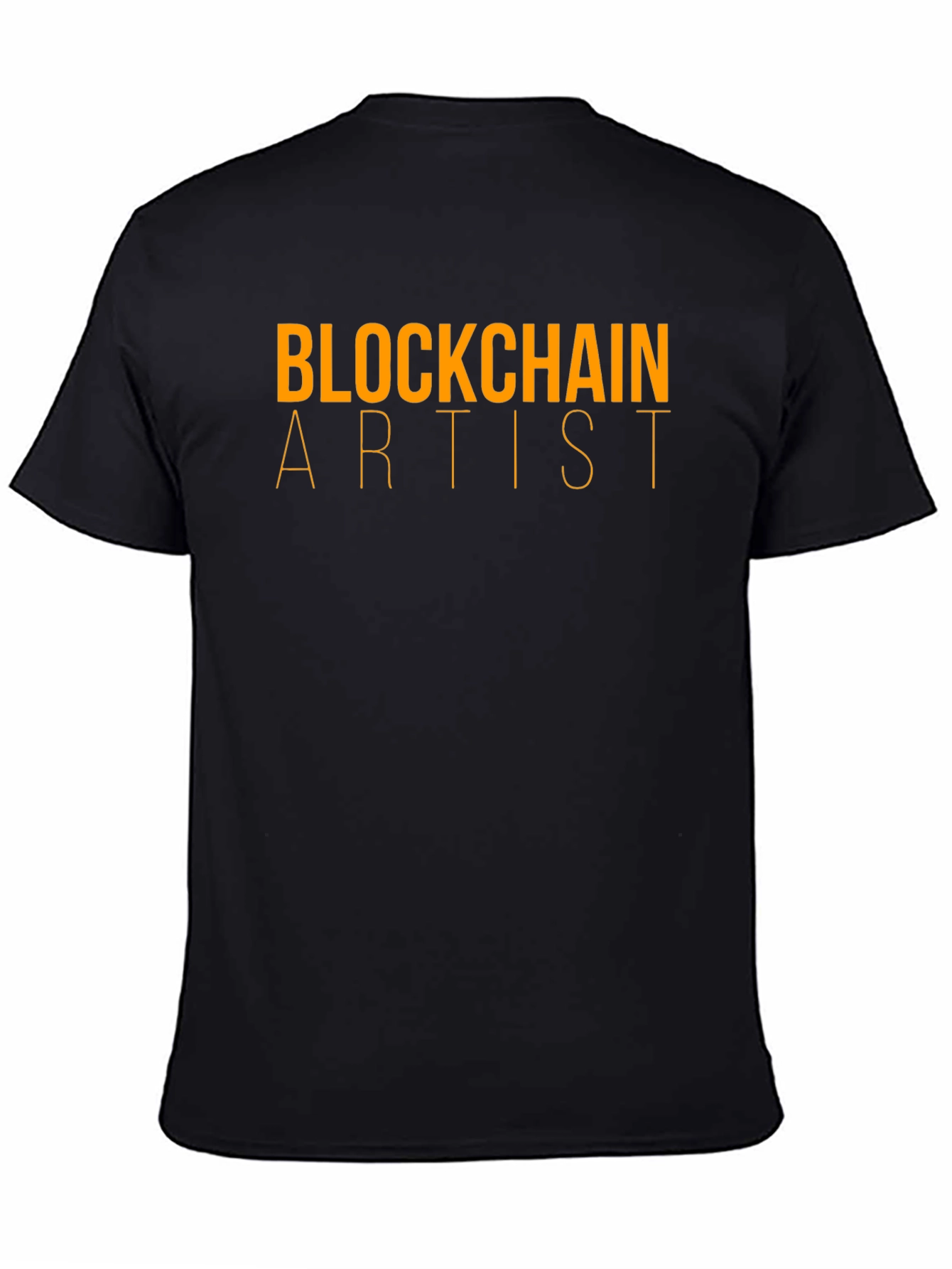 Blockchain Artist Graphic T-Shirt - Black