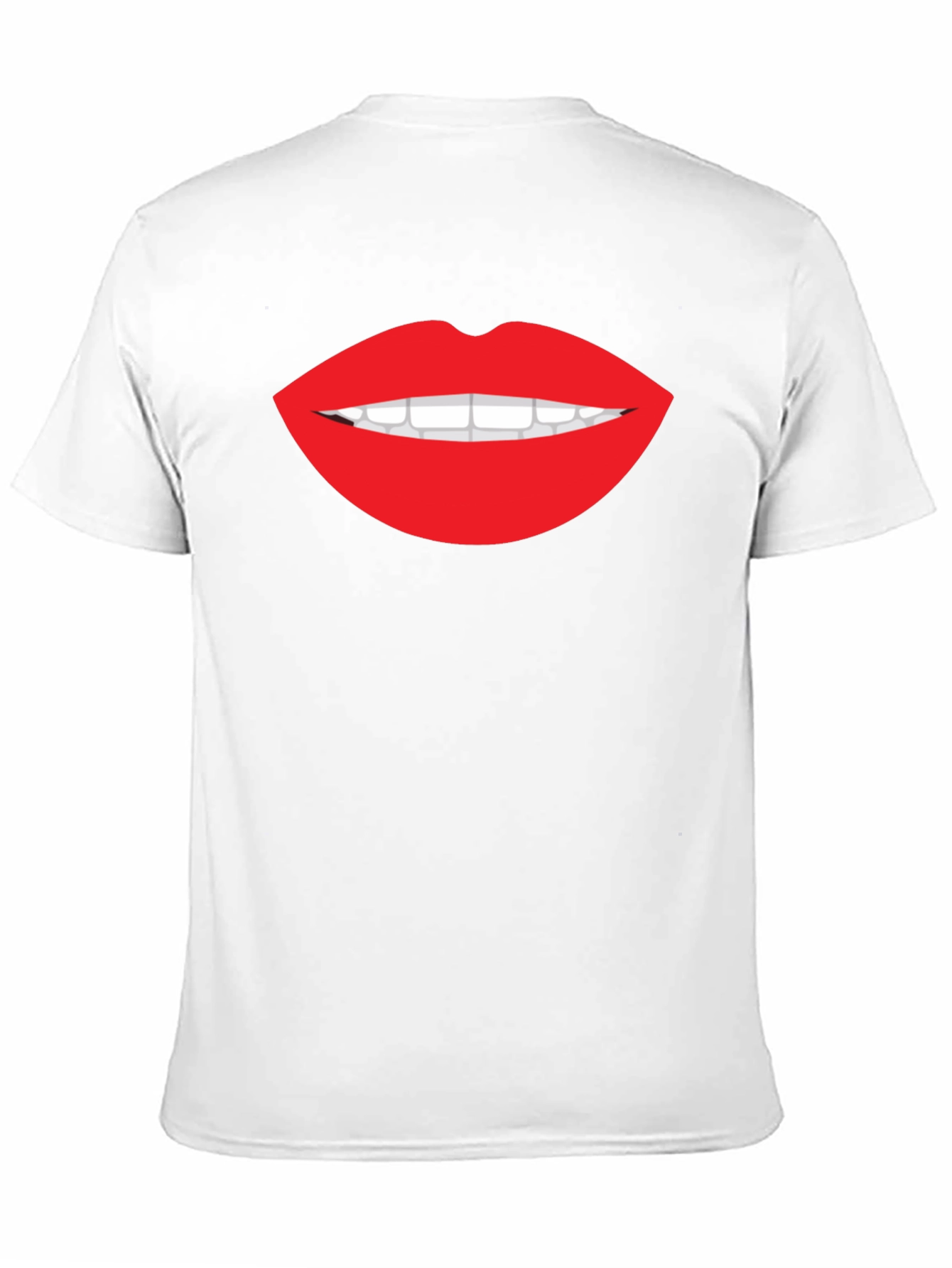 Bold Lip Graphic Tee - Stylish Black T-Shirt