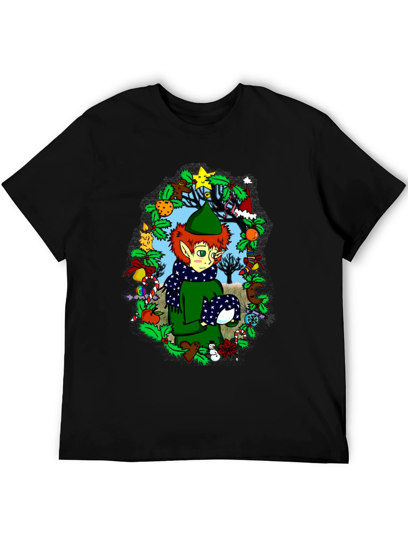 Festive Elf Christmas T-Shirt