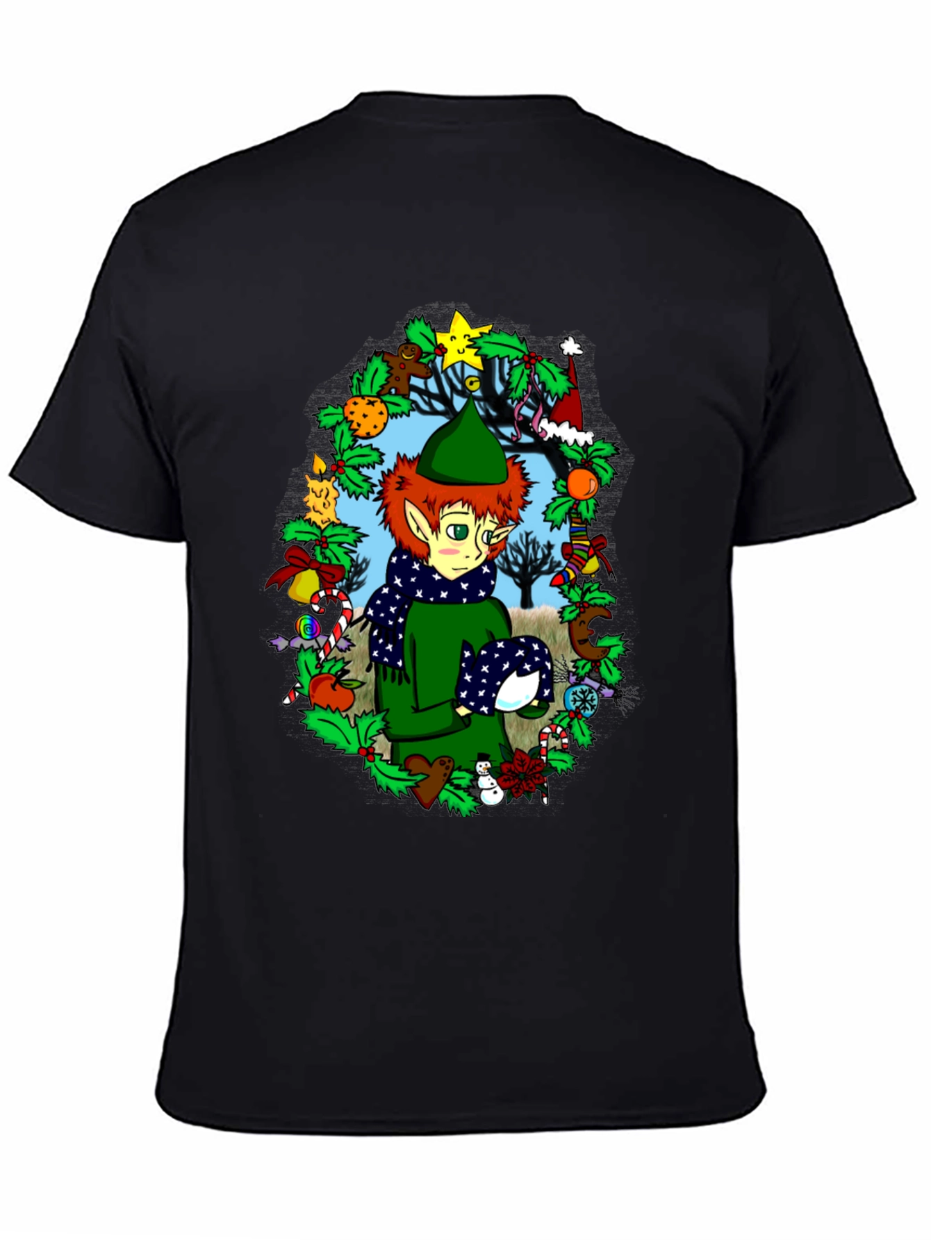 Festive Elf Christmas T-Shirt