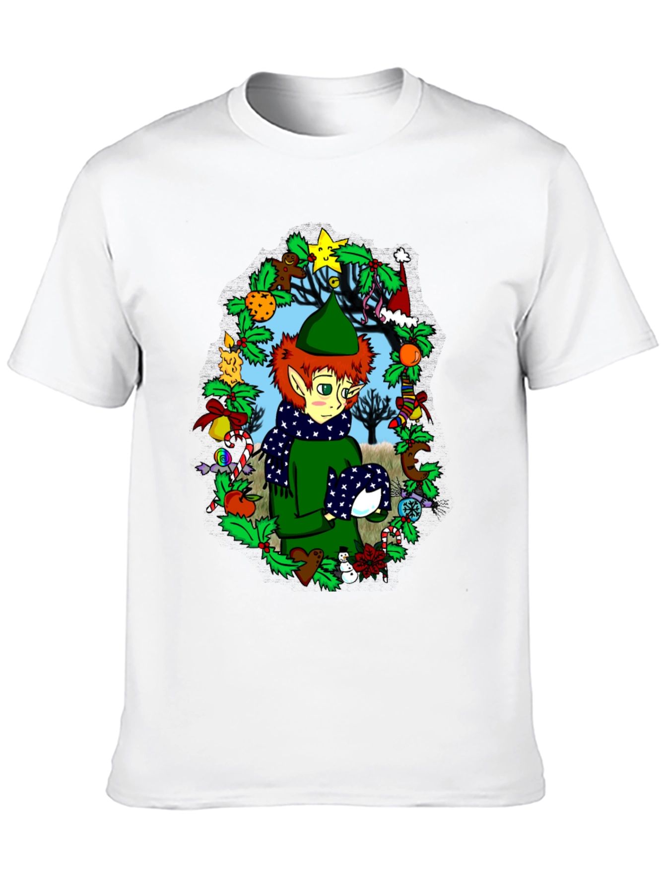 Festive Elf Christmas T-Shirt