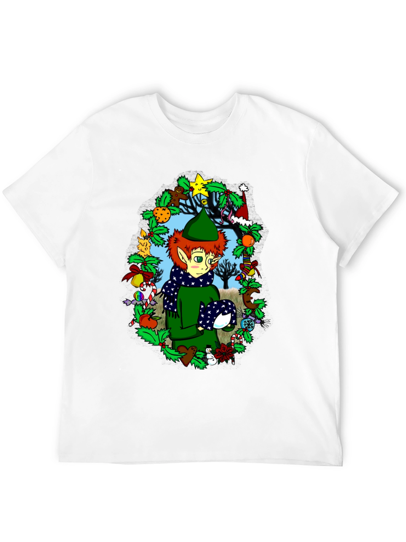 Festive Elf Christmas T-Shirt