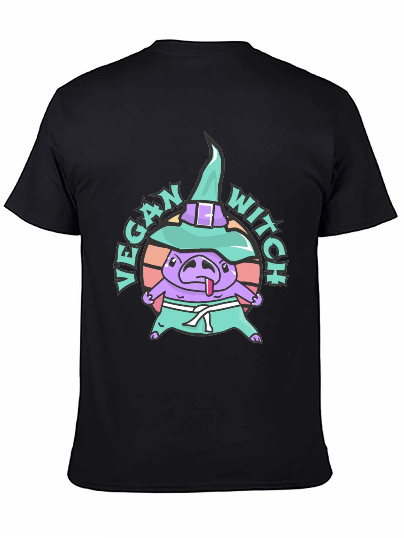 Vegan Witch T-Shirt - Karate Pig