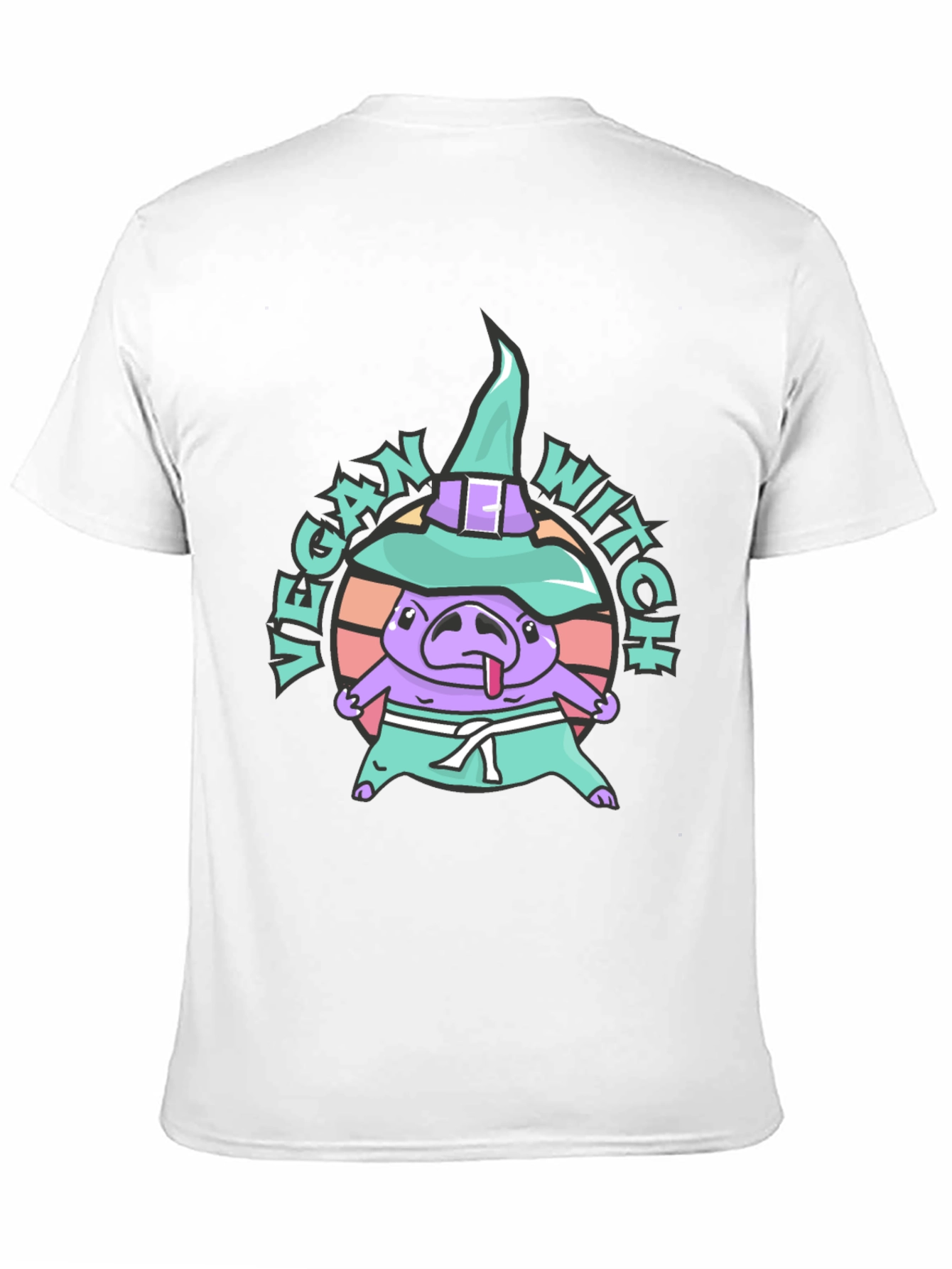 Vegan Witch T-Shirt - Karate Pig