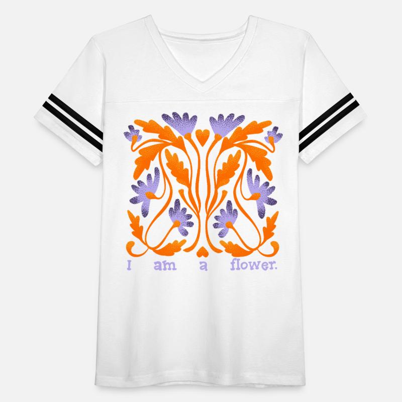 I Am a Flower – Symmetrical Folk Bloom Design