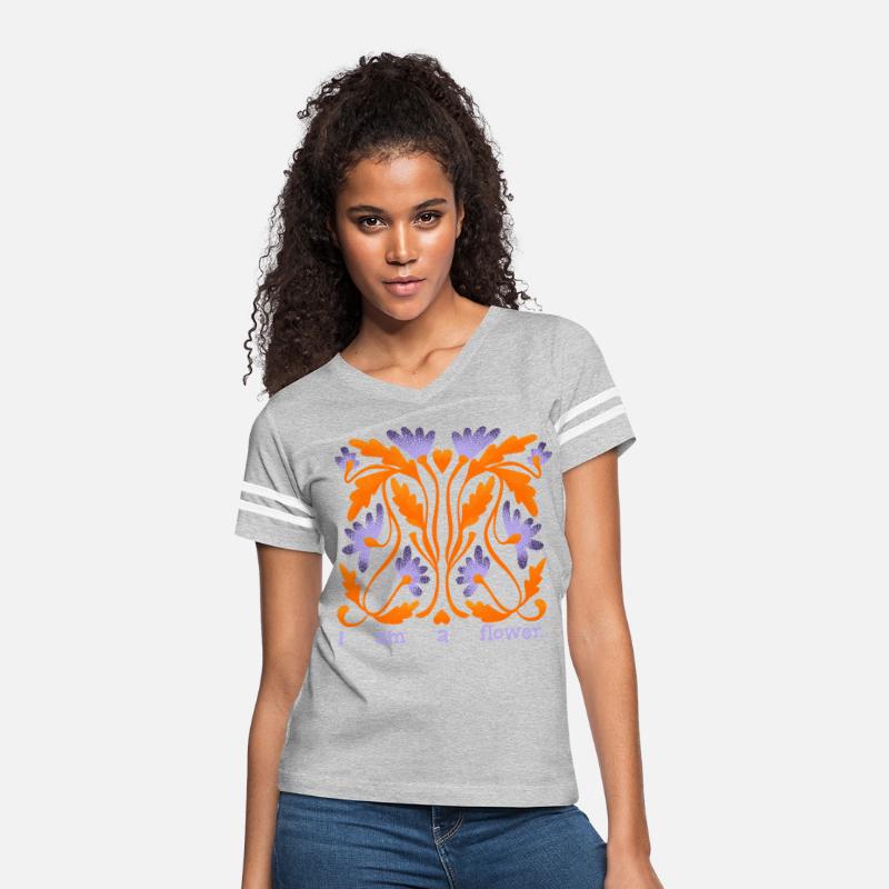 I Am a Flower – Symmetrical Folk Bloom Design