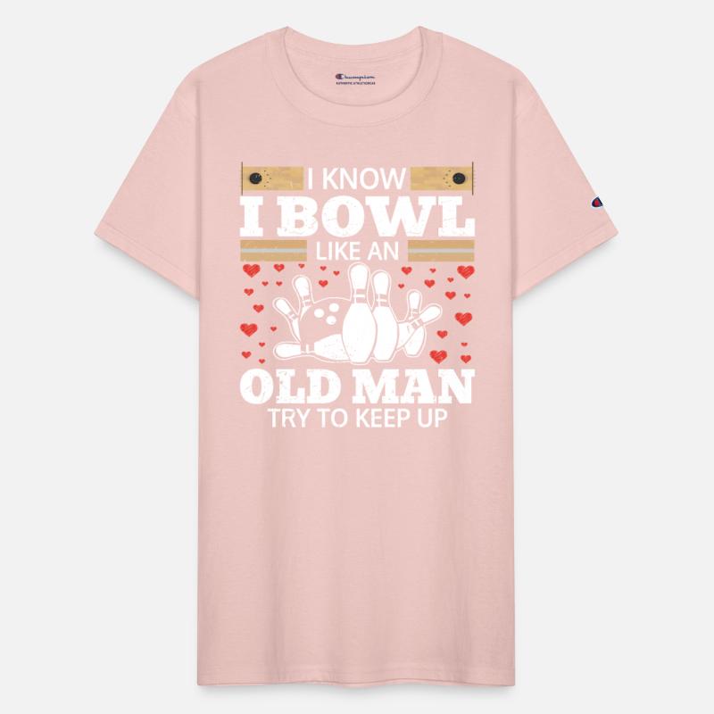 i bowl like an old man try to keep up, bowling