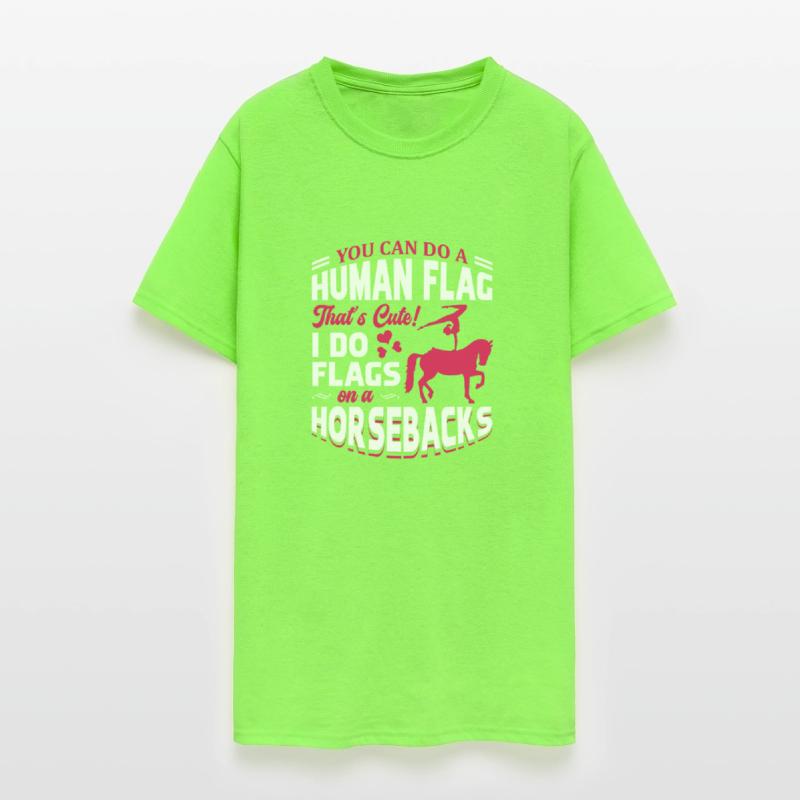 I Do Flags on a Horseback Vaulting