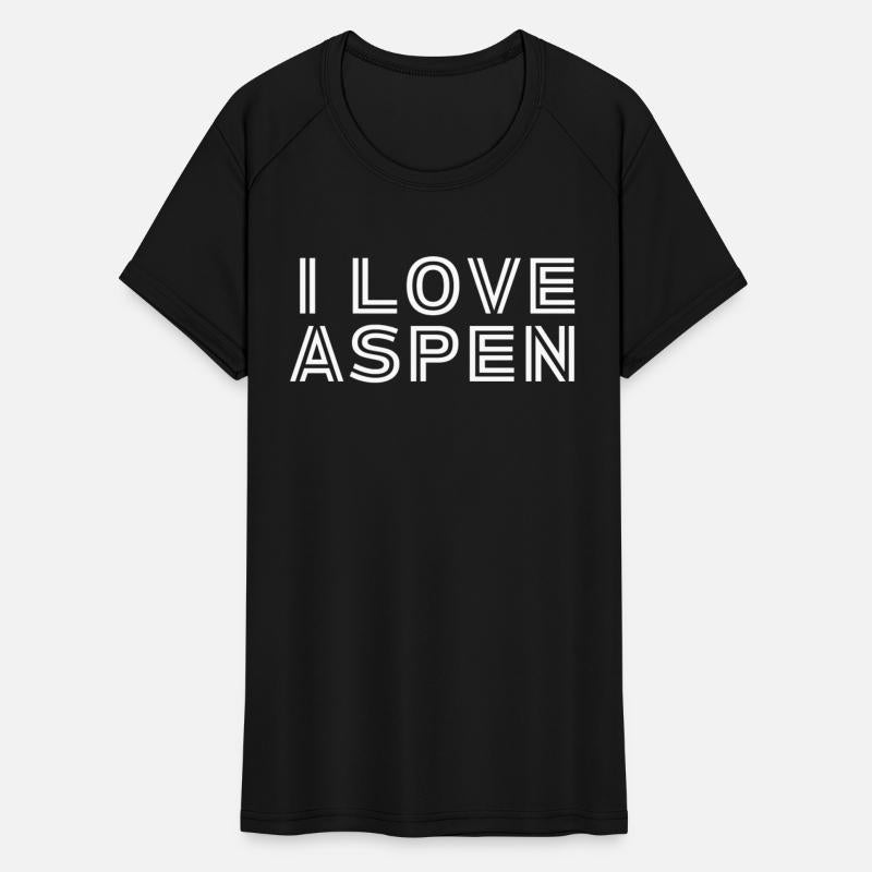 I Love Aspen. I Heart Aspen. Red Heart Valentine's