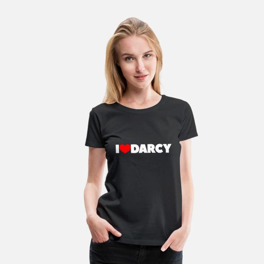 I Love Heart Darcy T Shirt T Shirt