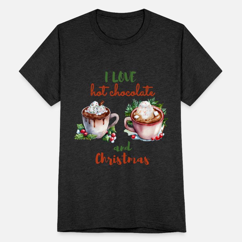 I love hot chocolate and christmas