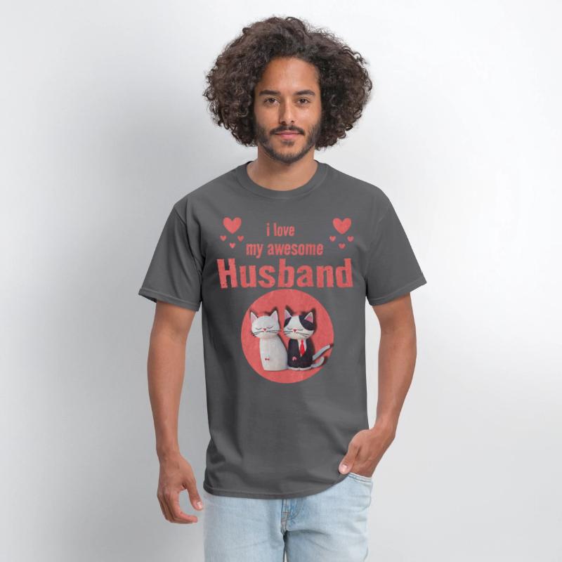 I love my awesome husband T-shirt
