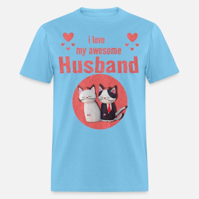 I love my awesome husband T-shirt