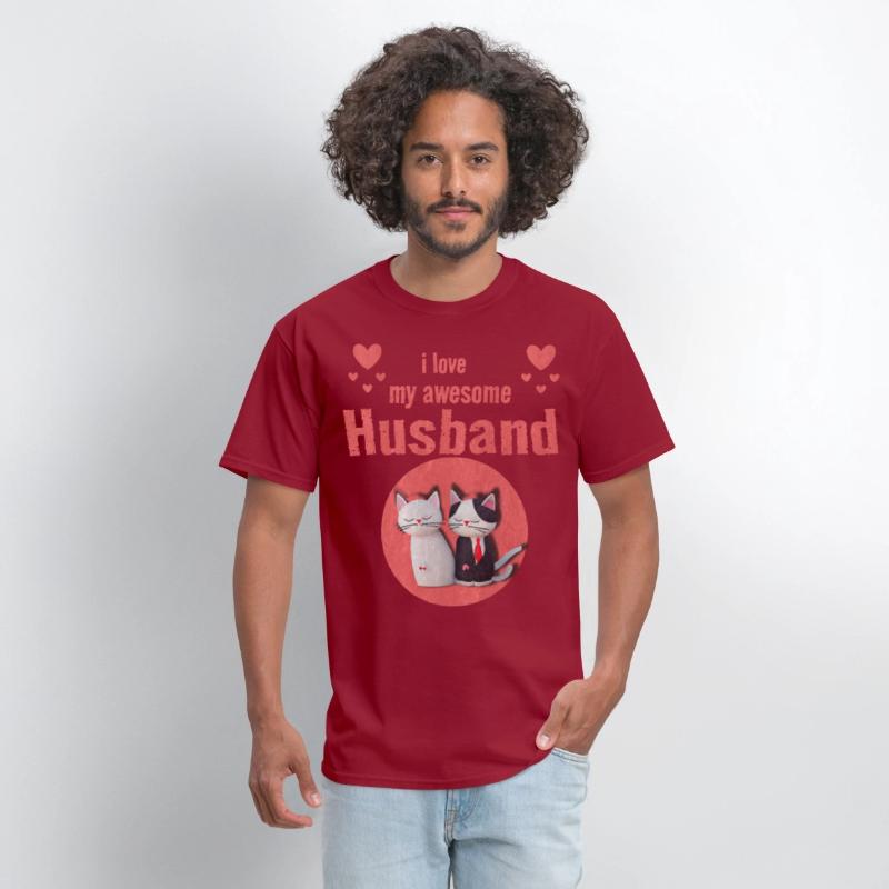 I love my awesome husband T-shirt