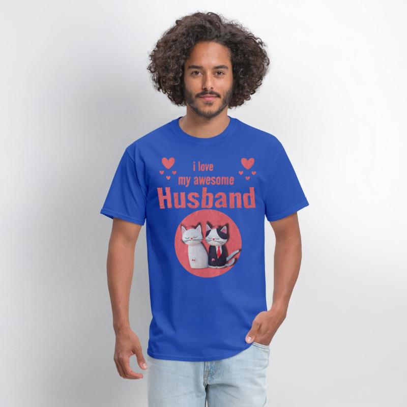 I love my awesome husband T-shirt