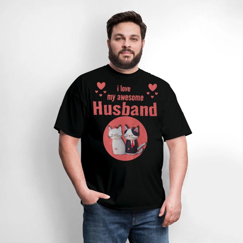 I love my awesome husband T-shirt