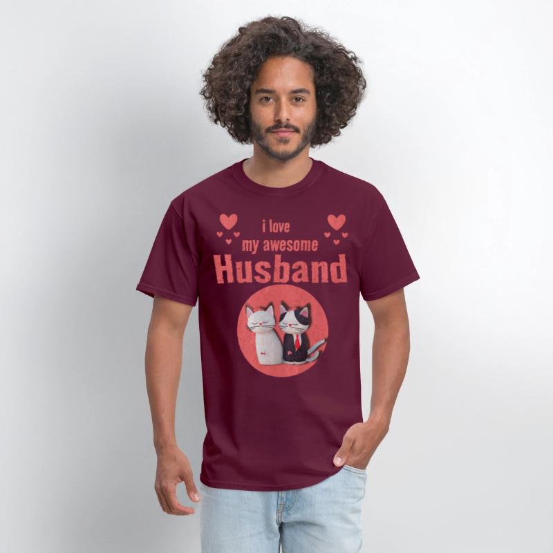 I love my awesome husband T-shirt