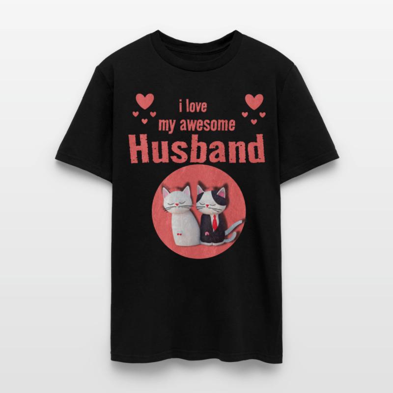 I love my awesome husband T-shirt