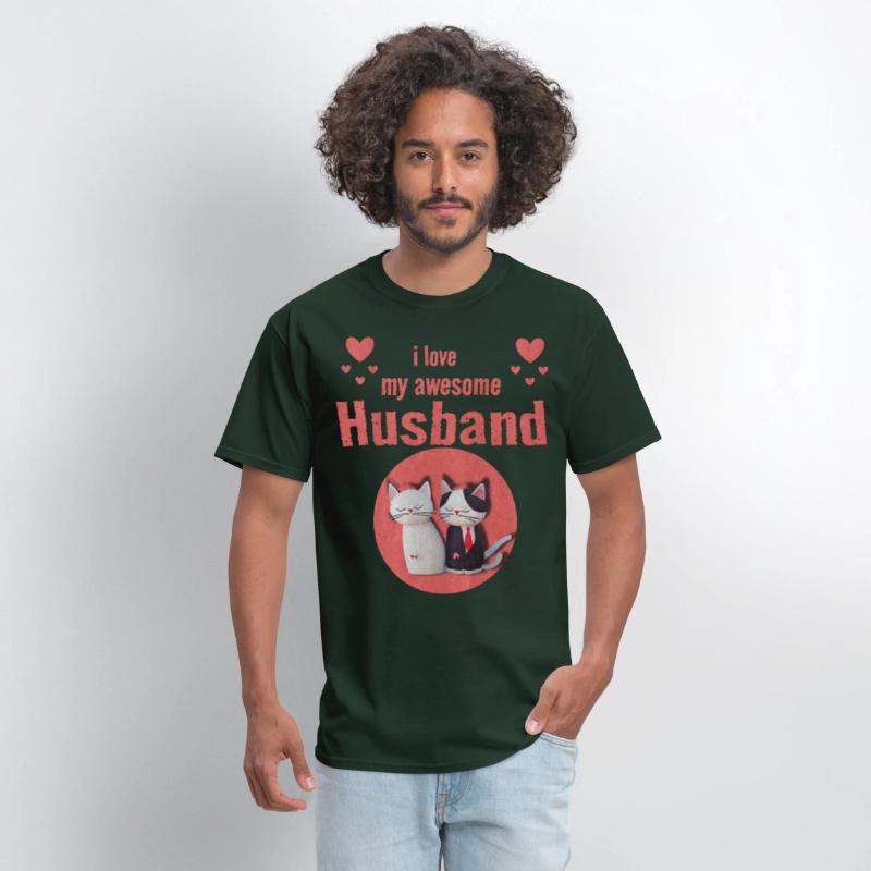 I love my awesome husband T-shirt