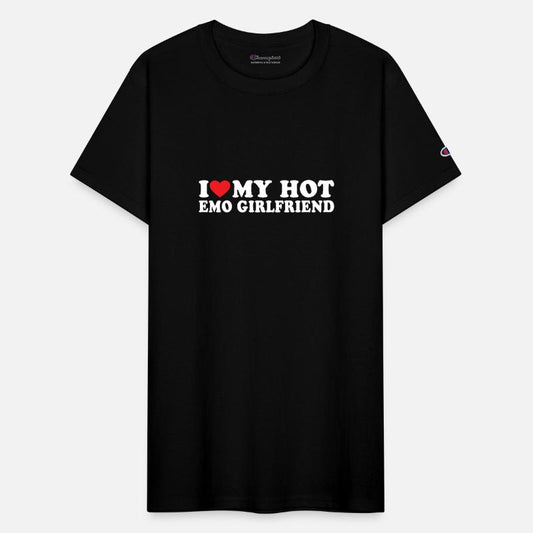 I Love My Hot Emo Girlfriend Retro Funny