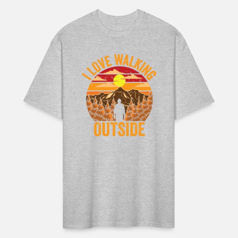 I Love Walking Outside Outdoor Mountain Hiking