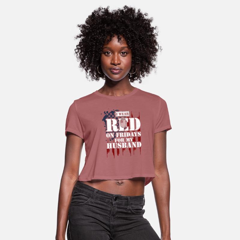 I Wear RED On Fridays For My Husband...